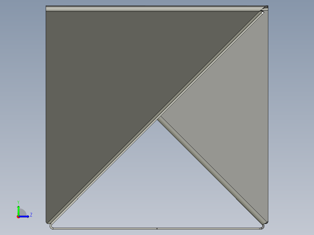 金属板制成的东西左视图