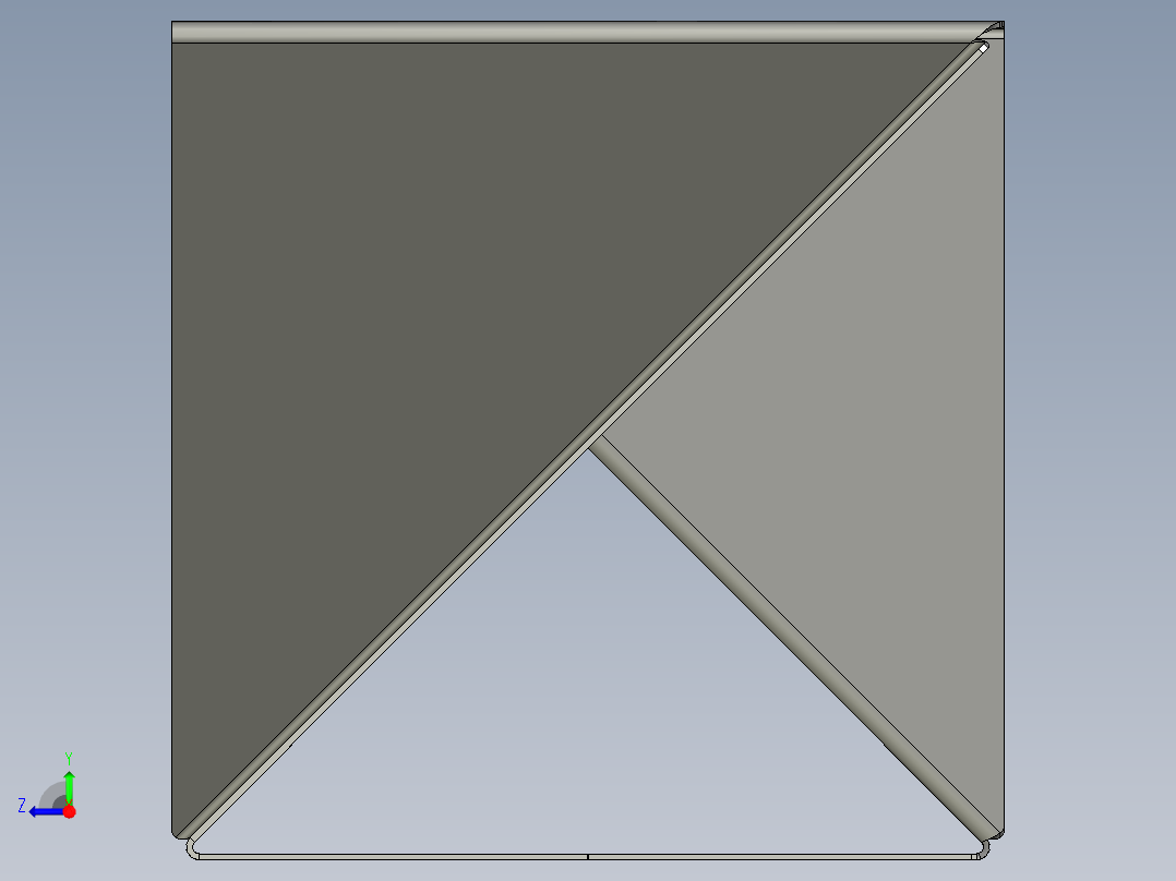 金属板制成的东西右视图