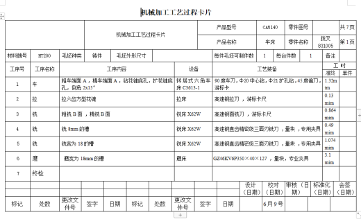 CA6140车床拨叉831005的加工工艺装备及铣宽8槽夹具设计含非标6张CAD图-版本3缩略图