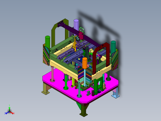 发动机缸体铸造用组合吊具