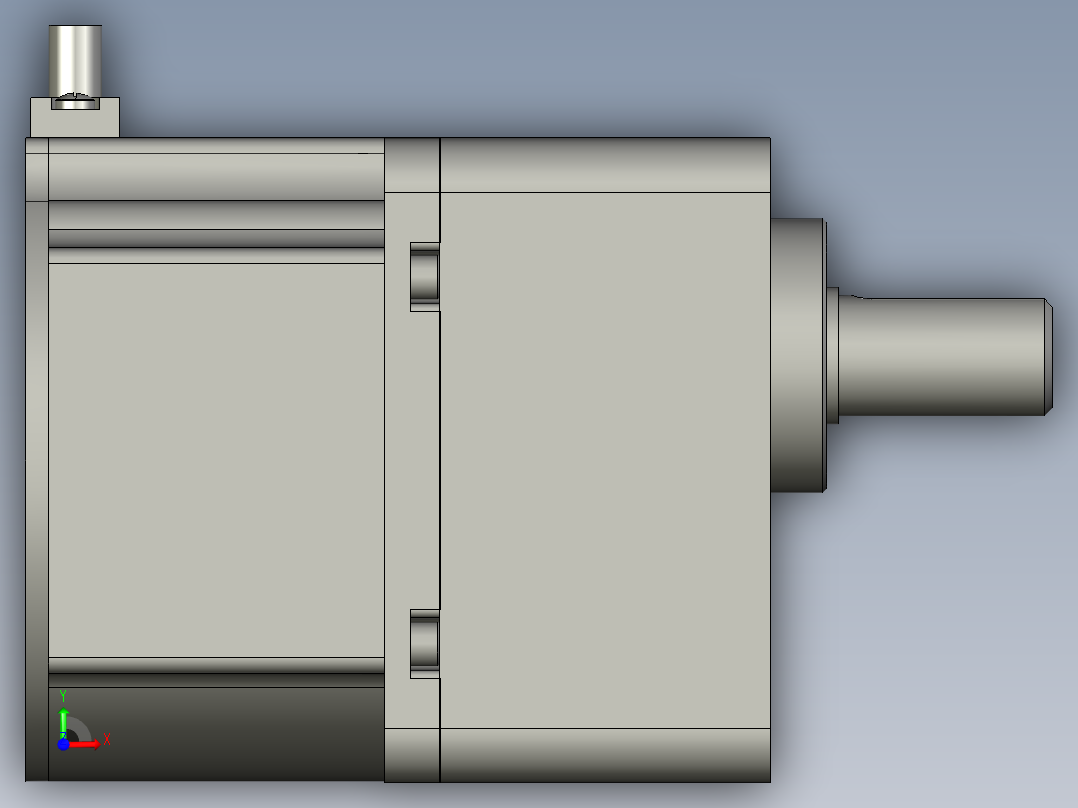 MBME3AZAB+MB8G5BV无刷电机前视图