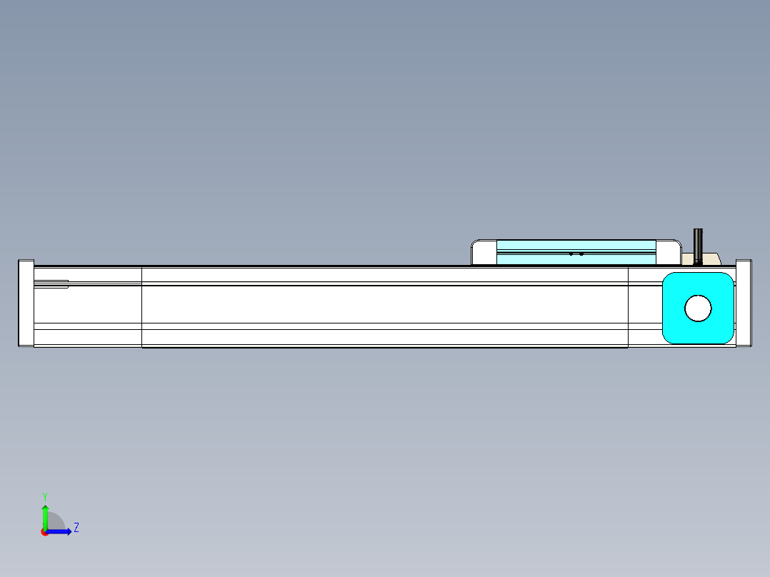 欧规系列-LB6A-L130-S300-BL-ZP40-C3左视图