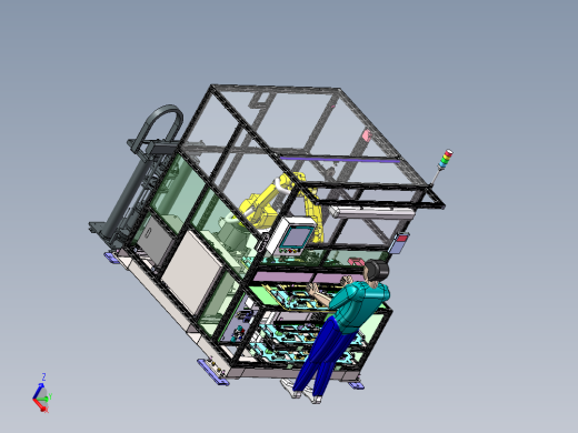 天窗装配线-OFFLINE(导轨涂油工位)sw16可编辑