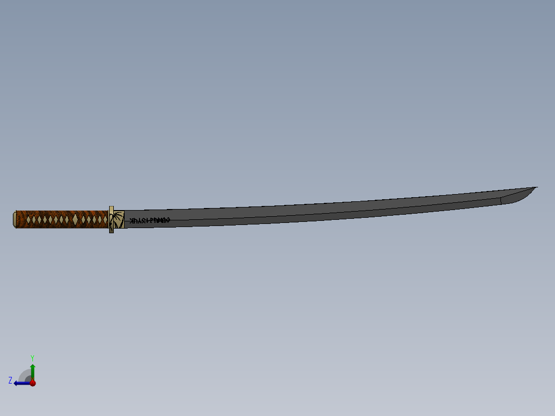 剑、宝剑(127)主视图