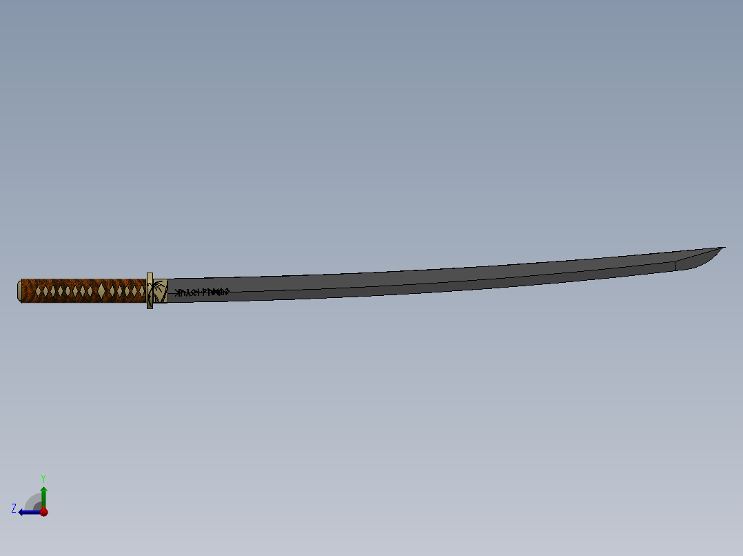 剑、宝剑(127)右视图