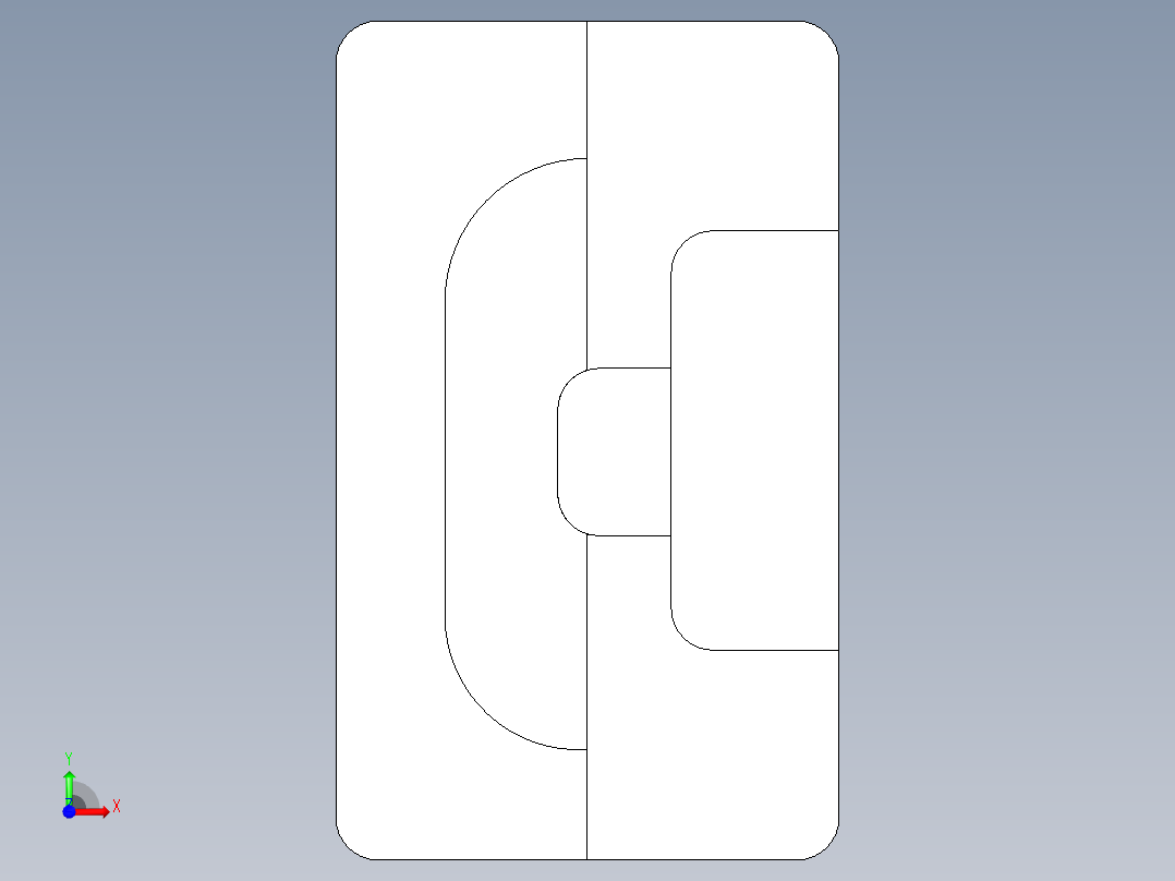 面铣UG程序编程刀路前视图