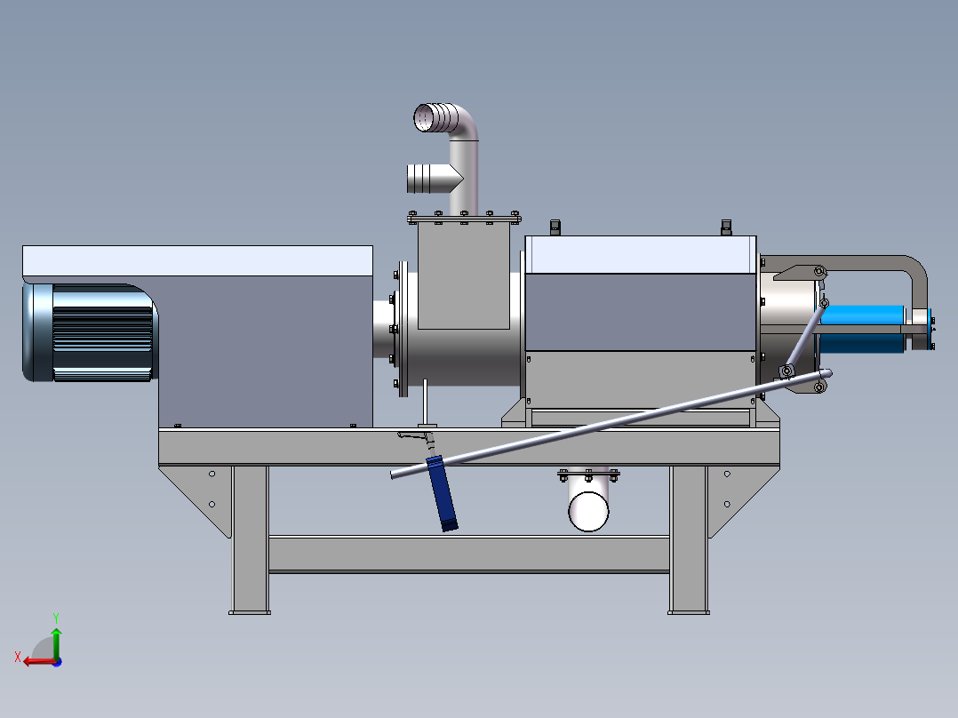 280固液分离机II后视图
