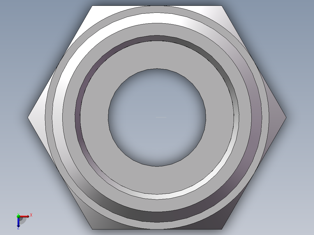 公制螺纹ED密封、1CM-30-22WD非标俯视图