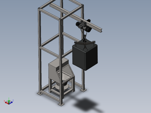 吨包投料站模型 1092313