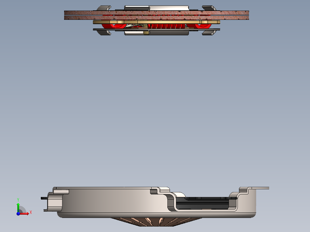 离合器(16)前视图