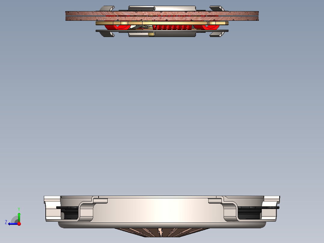 离合器(16)右视图