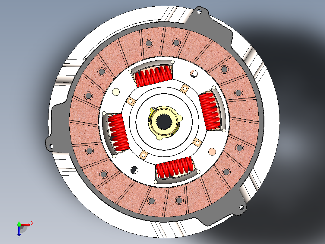 离合器(16)俯视图
