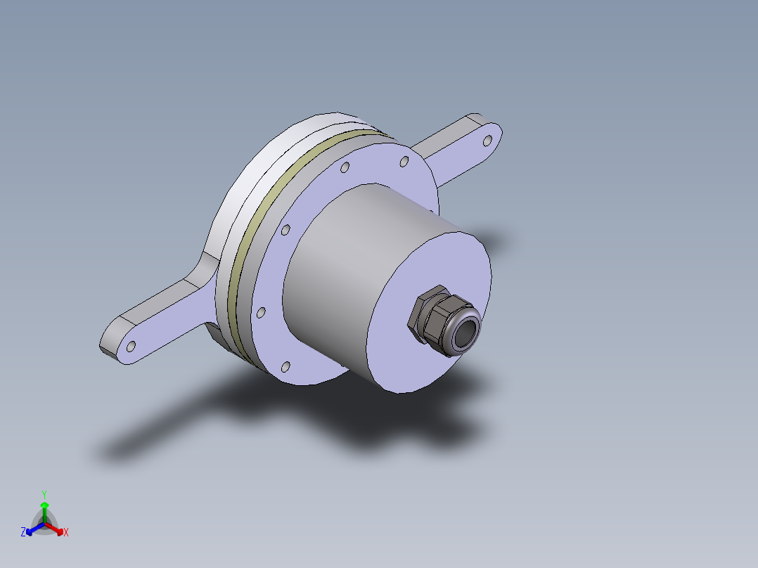遥控潜水器正等轴测图