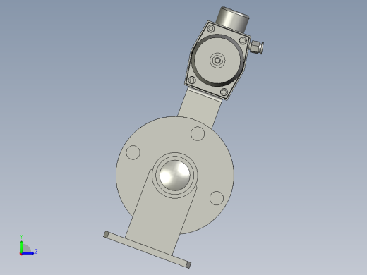FYZYZZ03-01-02-DN50安装球阀左视缩略图