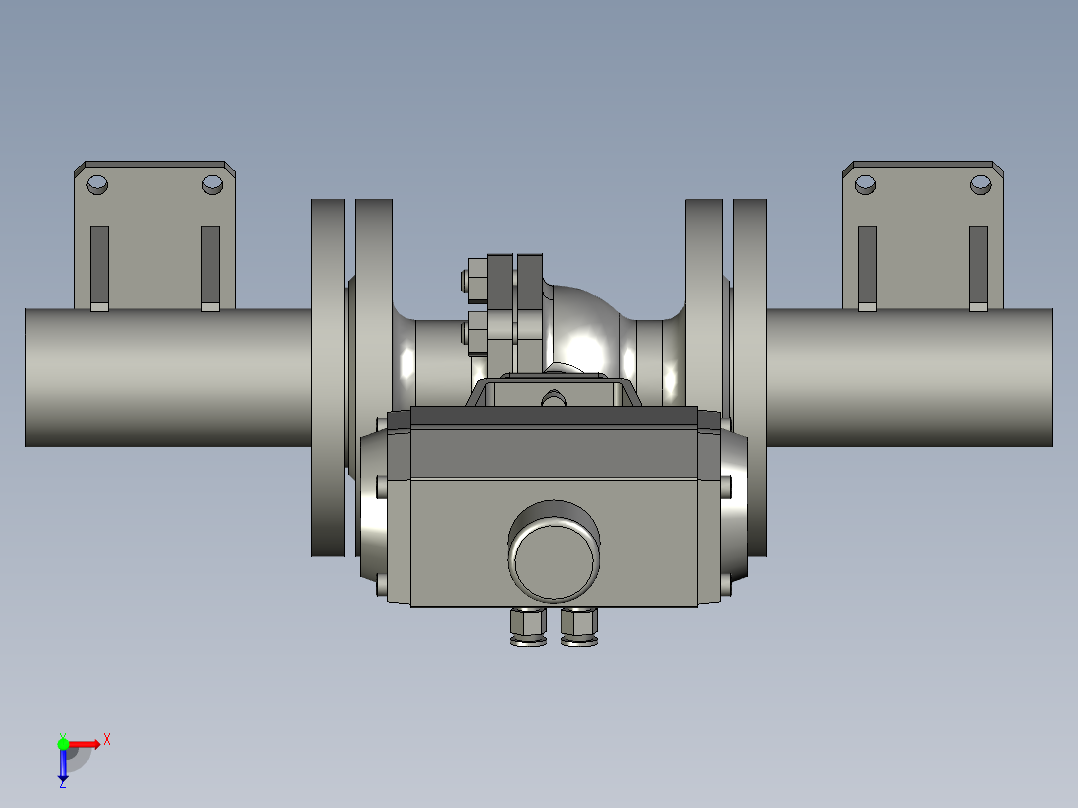 FYZYZZ03-01-02-DN50安装球阀俯视图
