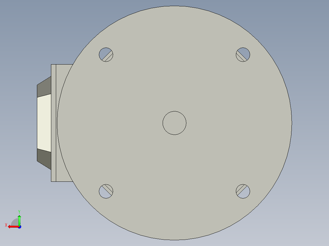 cx100电机15KW后视图