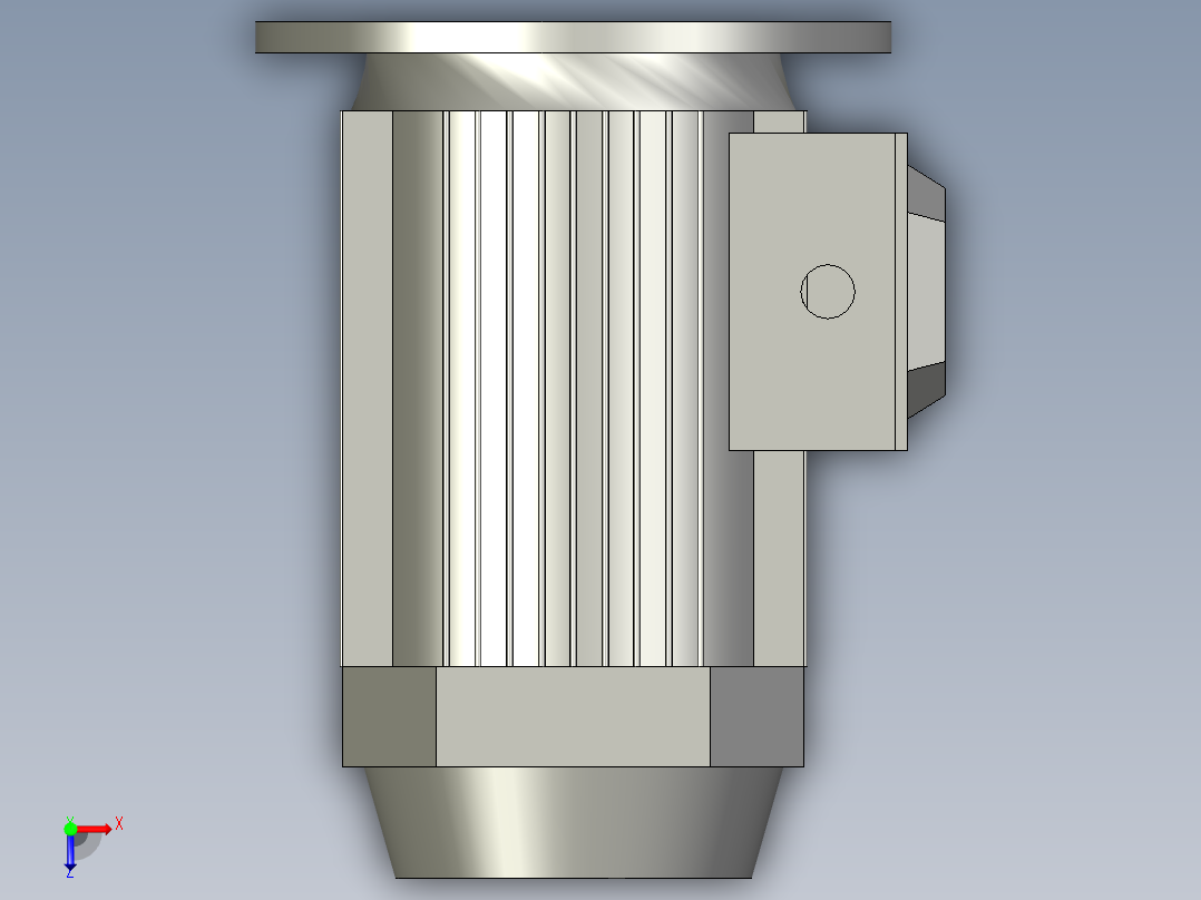 cx100电机15KW俯视图