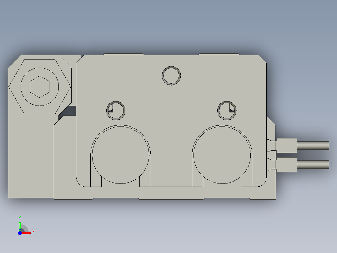 MXQ20-75AS-M9NV前视图