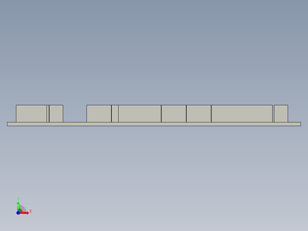 电控柜-74000003929075A线路板组件前视图