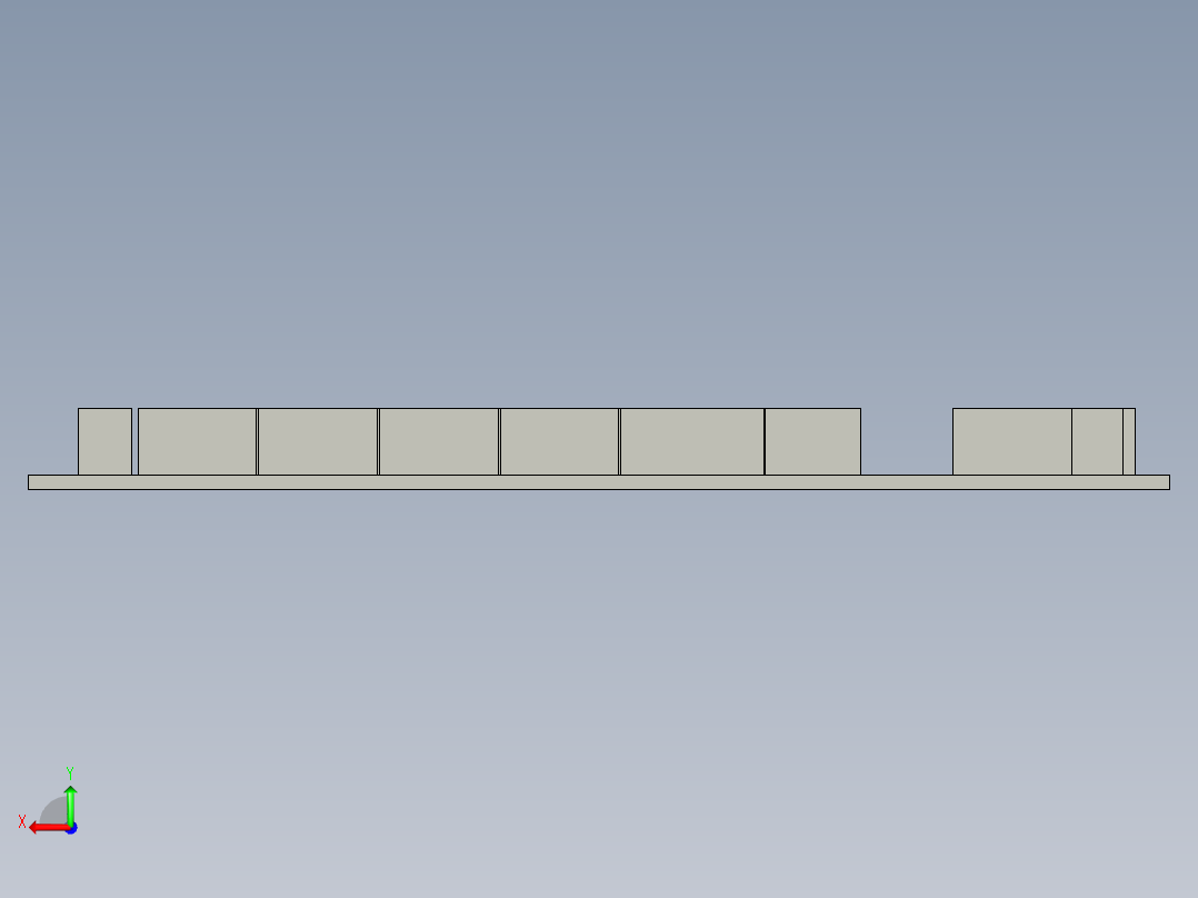 电控柜-74000003929075A线路板组件后视图