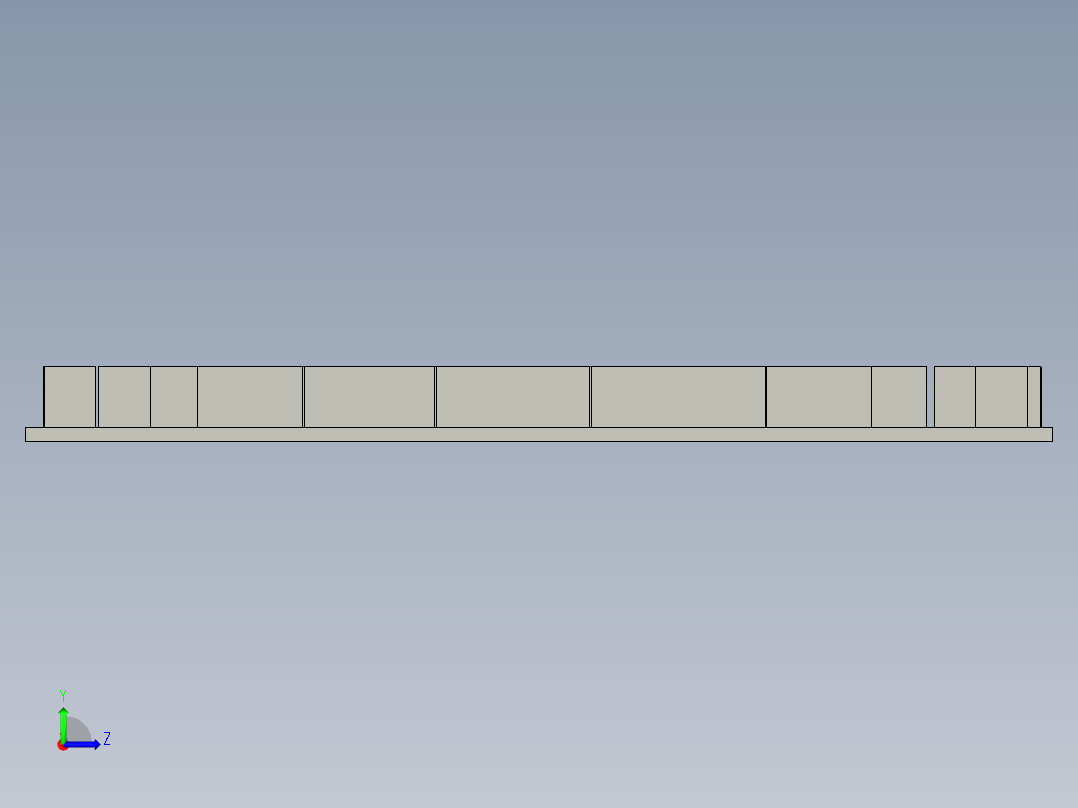 电控柜-74000003929075A线路板组件左视图