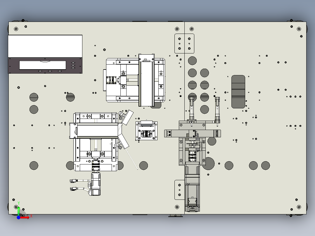 插片检测设备前视图