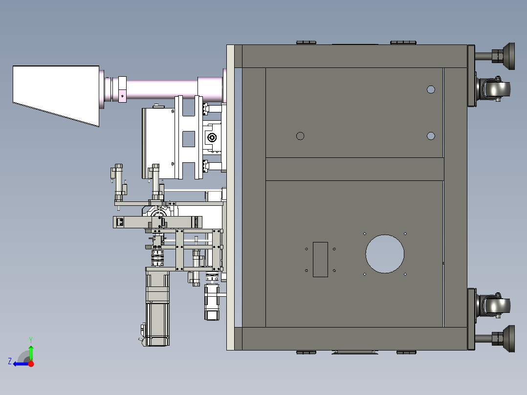 插片检测设备右视图