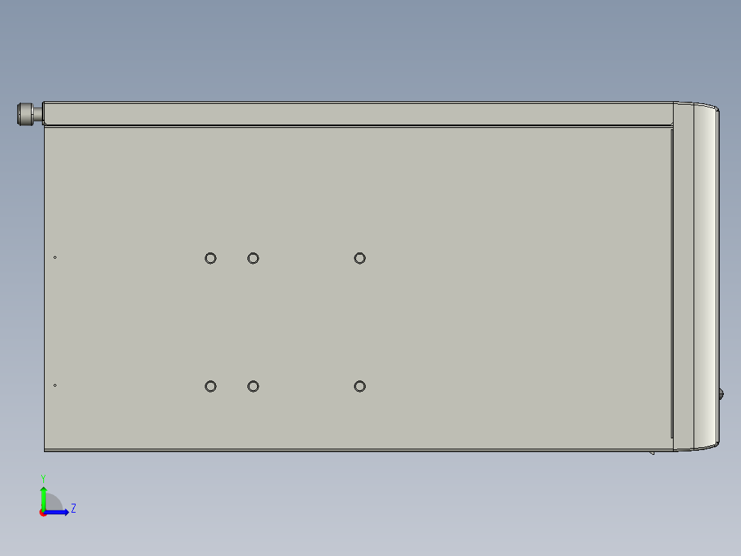 工控机IPC-7120研华左视图