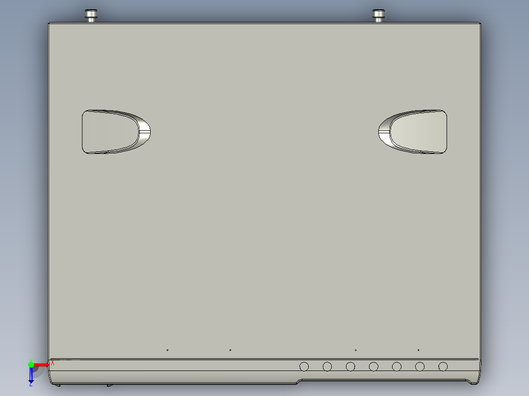 工控机IPC-7120研华俯视图