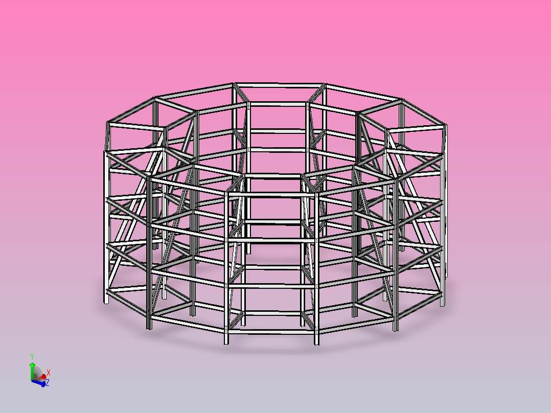 结构系统构件主视图