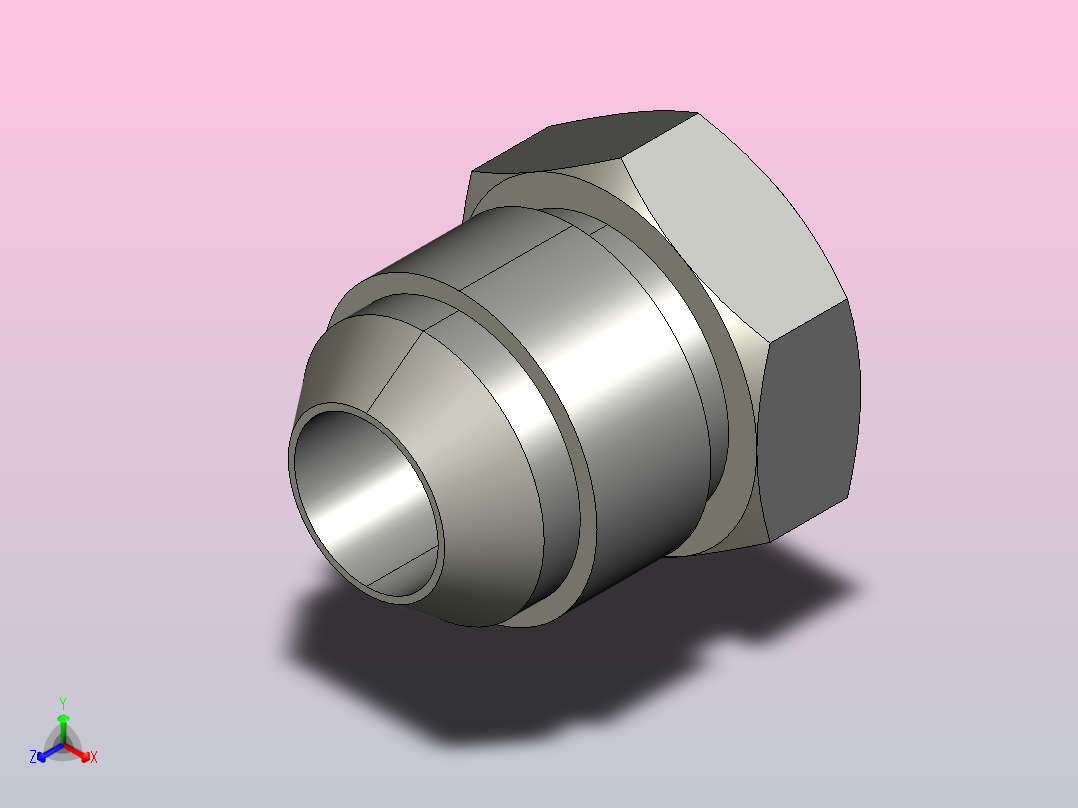 8 pntx s硬管接头正等轴测图