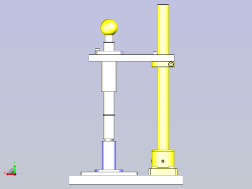 一款接合用定心夹具3D模型后视缩略图