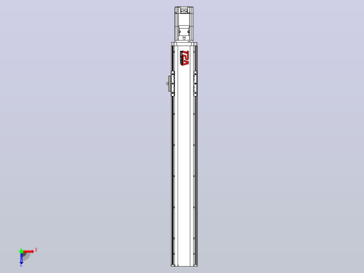 日规模组半封闭丝杆TPA-HNR-85D-1610C-L500-M-Y-P20-N3俯视缩略图