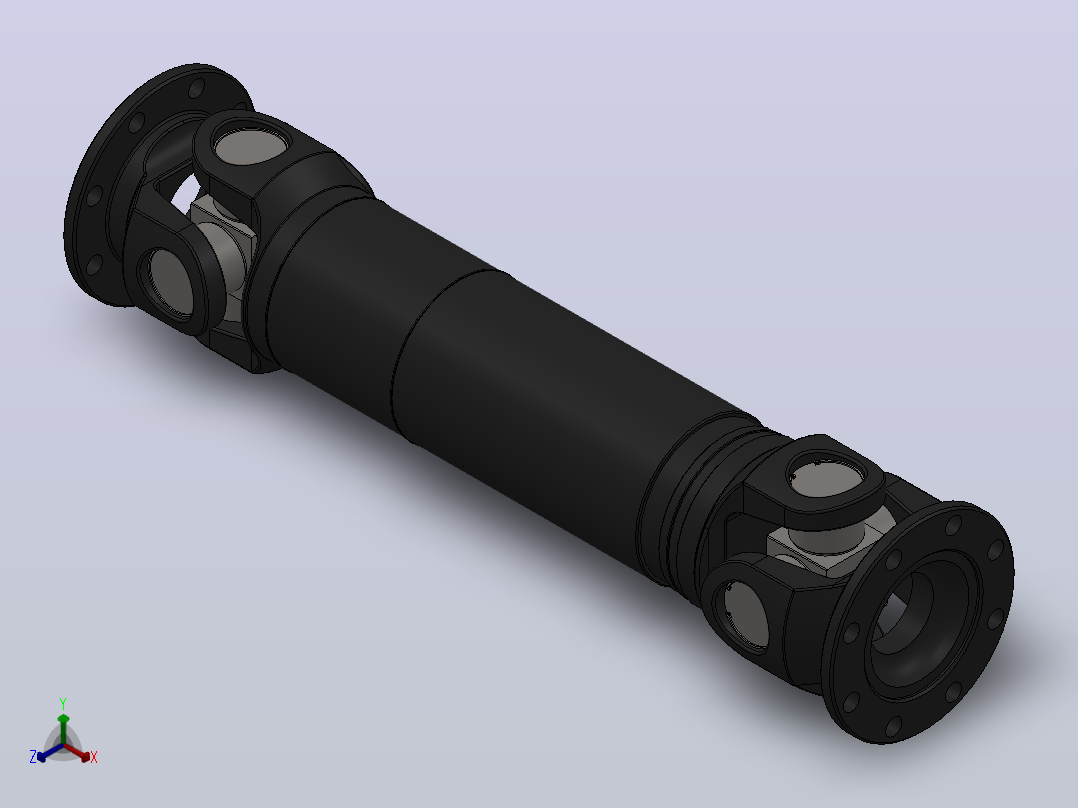 SW-I120-A-500SWC-1型--轻型十字轴式万向联轴器主视图