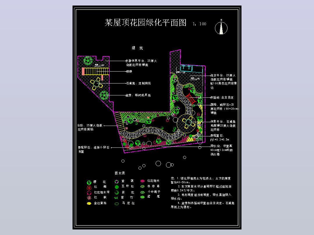 50别墅屋顶绿化