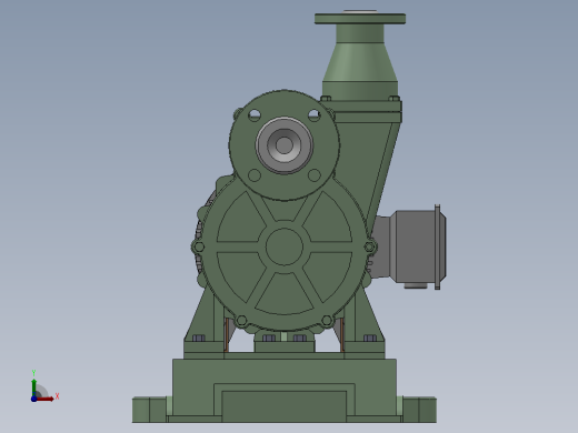 FZB型氟塑料合金自吸泵[50FZB-45L]前视缩略图