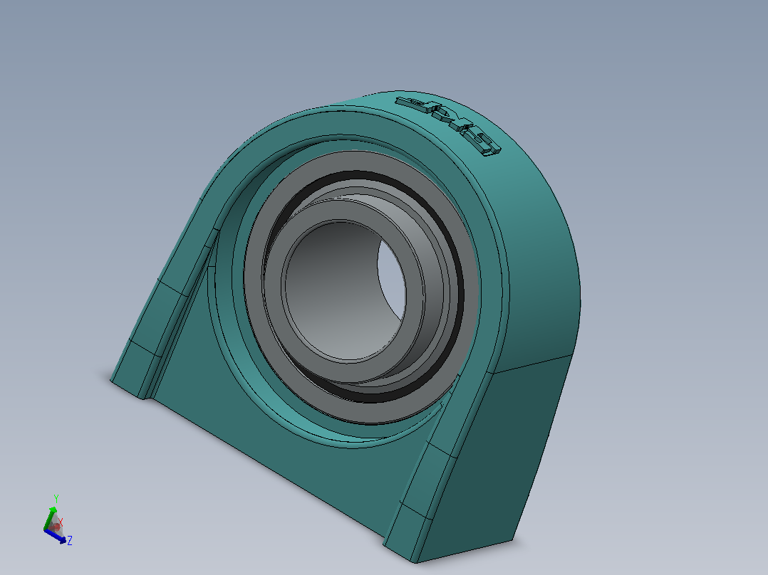 SKF Y轴承单元SYF 25 TF主视图
