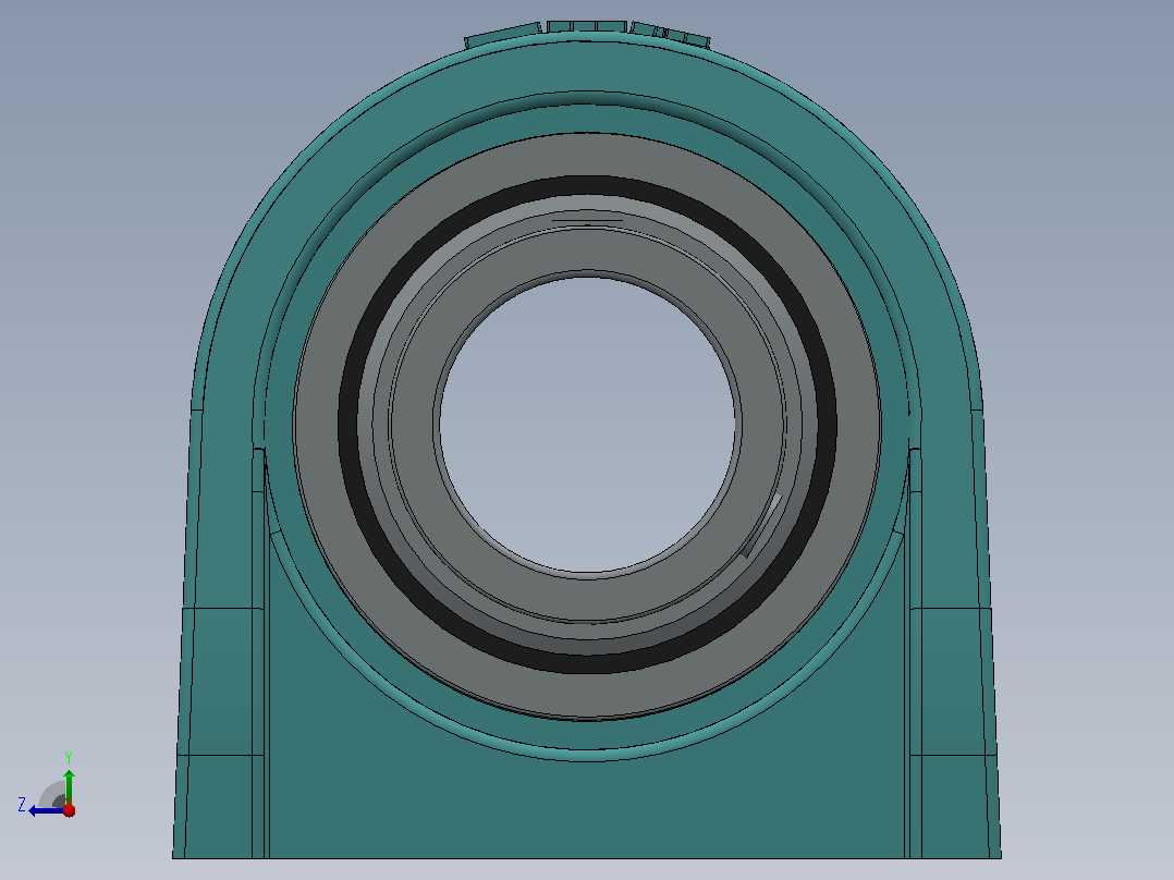 SKF Y轴承单元SYF 25 TF右视图