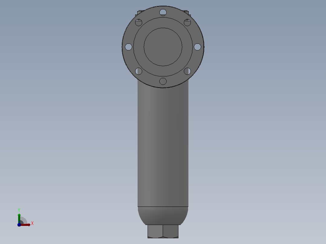 U型过滤器[U型过滤器]通径100前视图