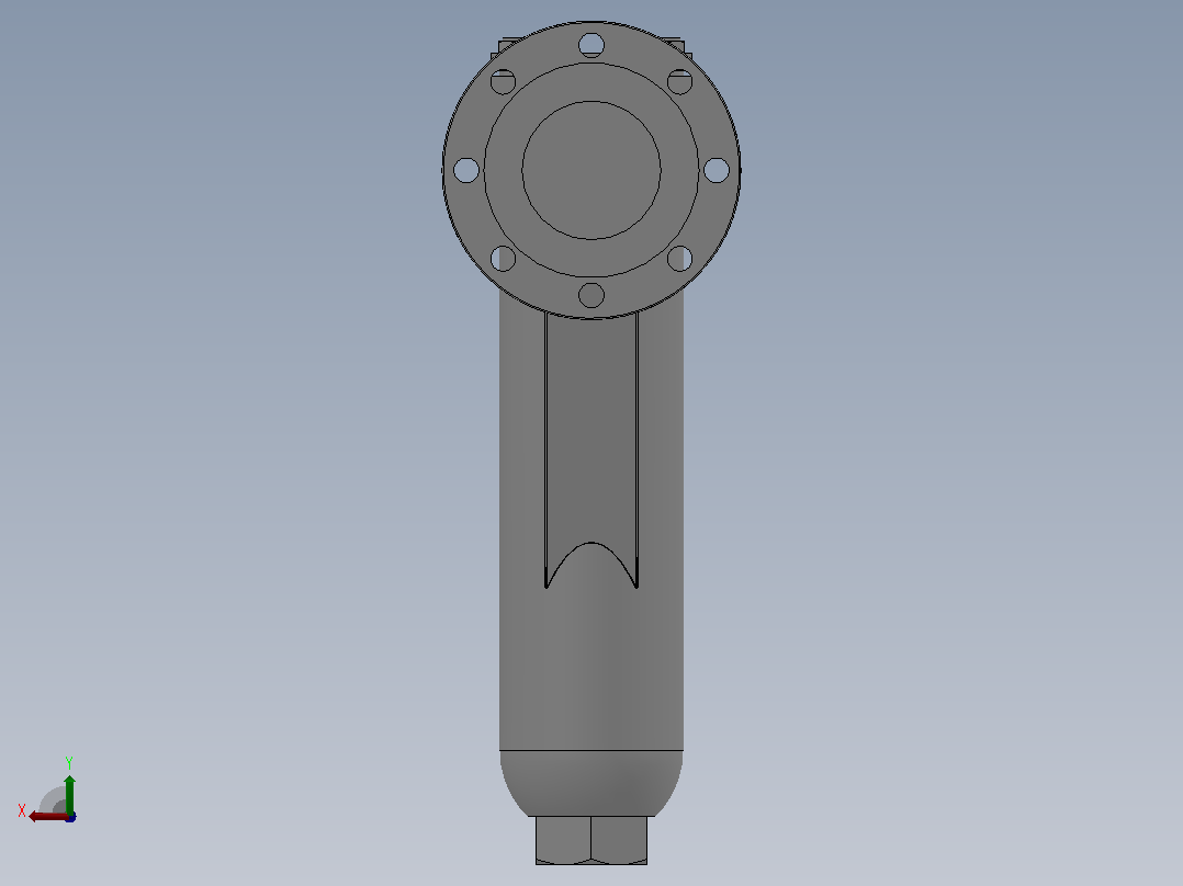 U型过滤器[U型过滤器]通径100后视图