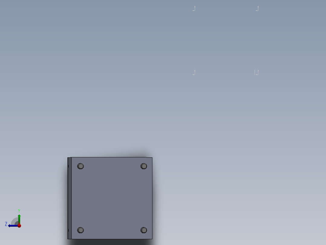 真空助力器(sw+cad+说明书)右视图