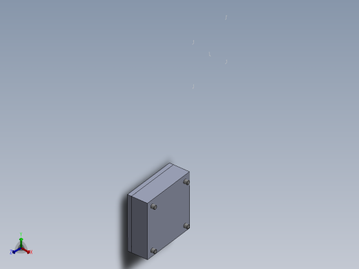 真空助力器(sw+cad+说明书)正等轴测缩略图