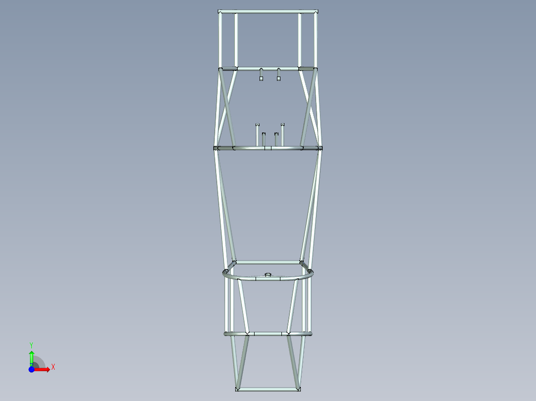 大学生方程式赛车设计（模具及卡具设计）前视图