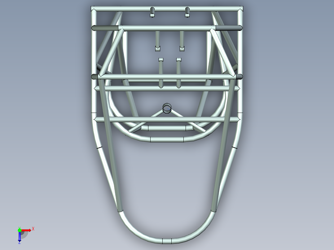 大学生方程式赛车设计（模具及卡具设计）俯视图