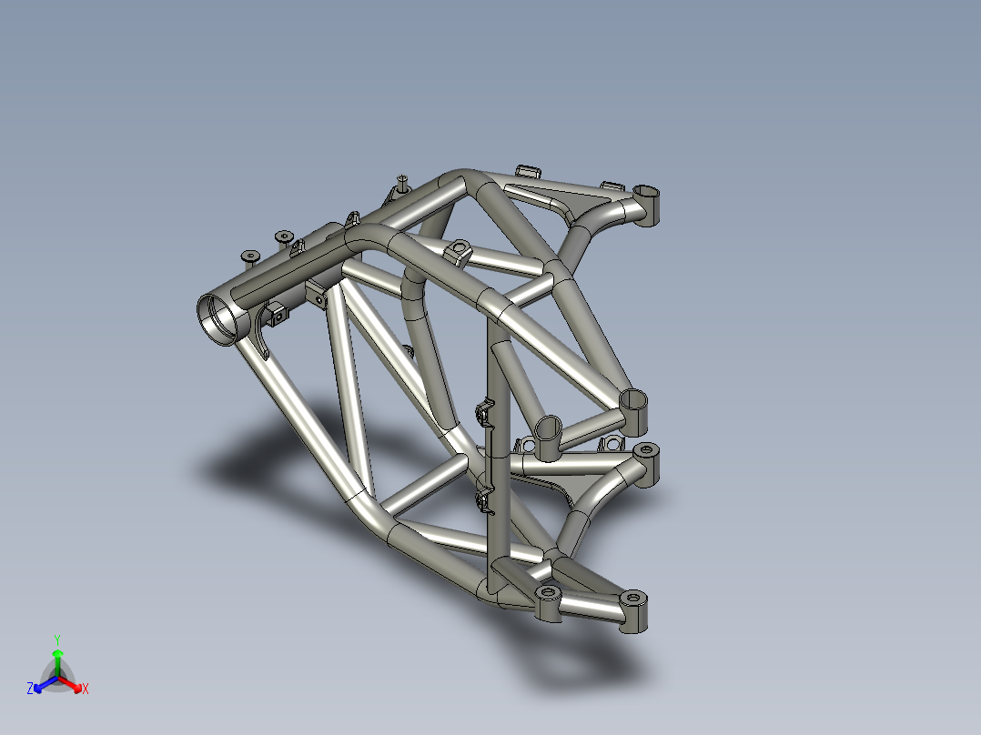 框架结构3D模型