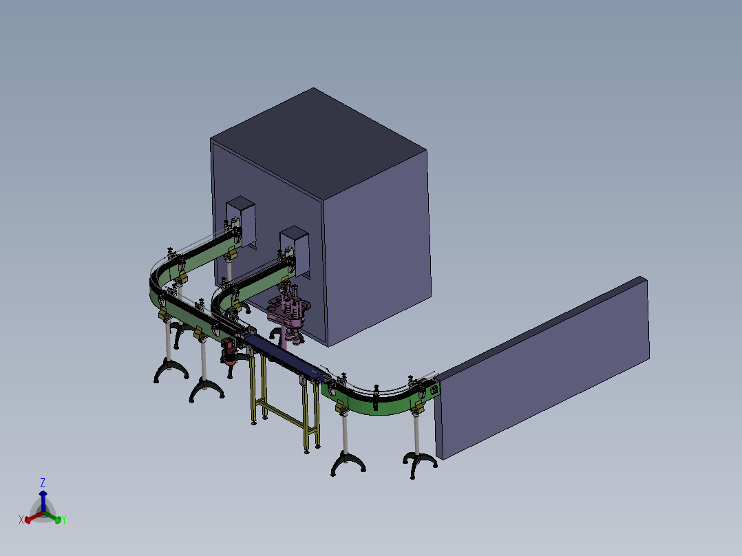 【G54】【STP】【转】不锈钢链板输送机系统