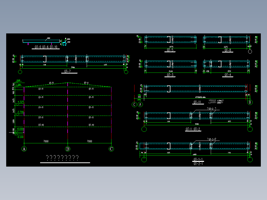 轻钢结构工程图纸（全套）