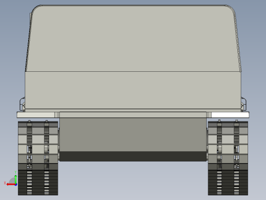 All-terrain vehicle layout全地形车3D数模图纸 STP格式后视缩略图