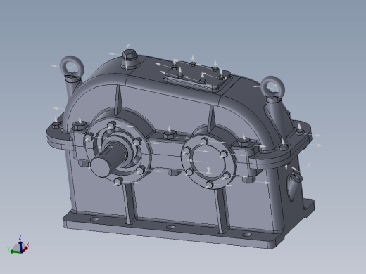 减速机三维模型