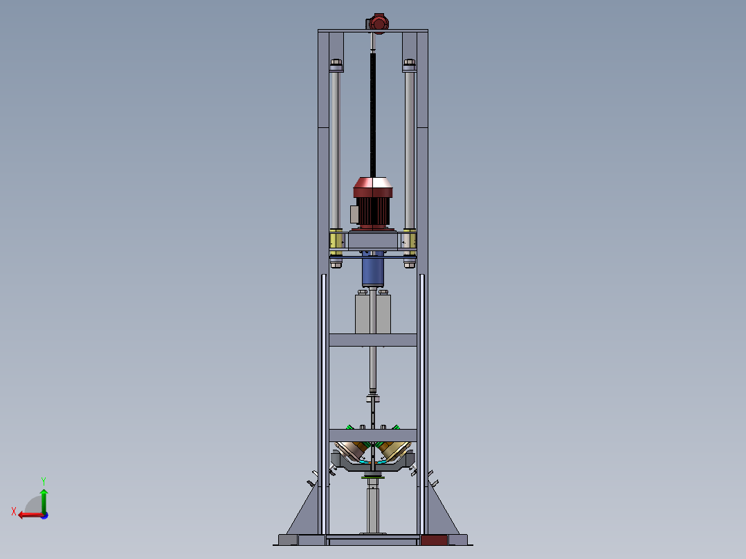 农药悬浮剂的精确复配装置后视图